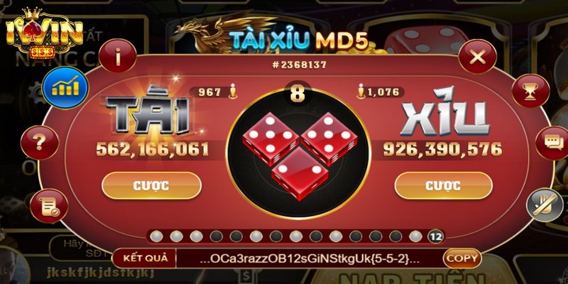 Tài Xỉu Md5 iWin - Siêu Phẩm Giải Trí Phá Đảo Cộng Đồng 1 Tài Xỉu MD5 iWin là phiên bản nâng cấp hấp dẫn
